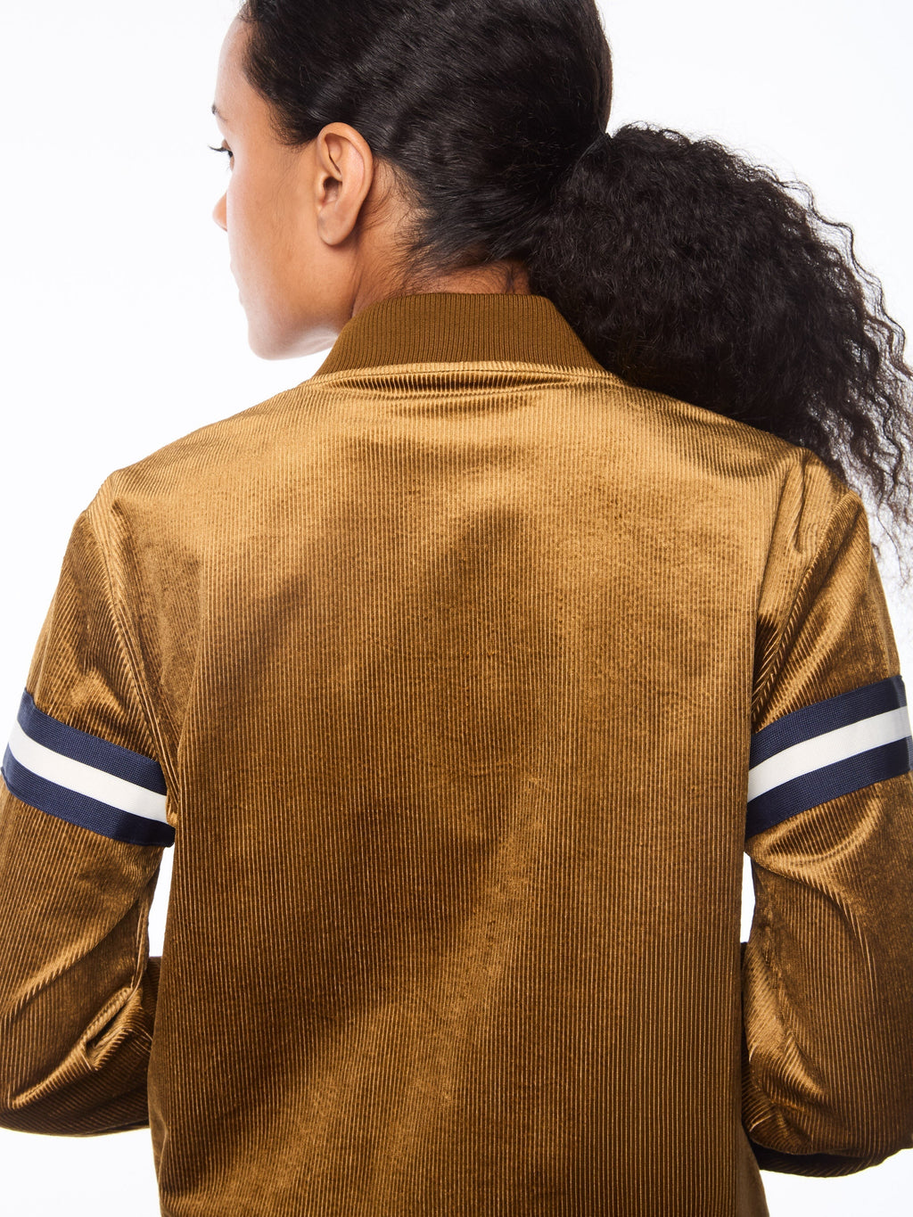 Women's Cordurato Track Jacket- Bronze Brown