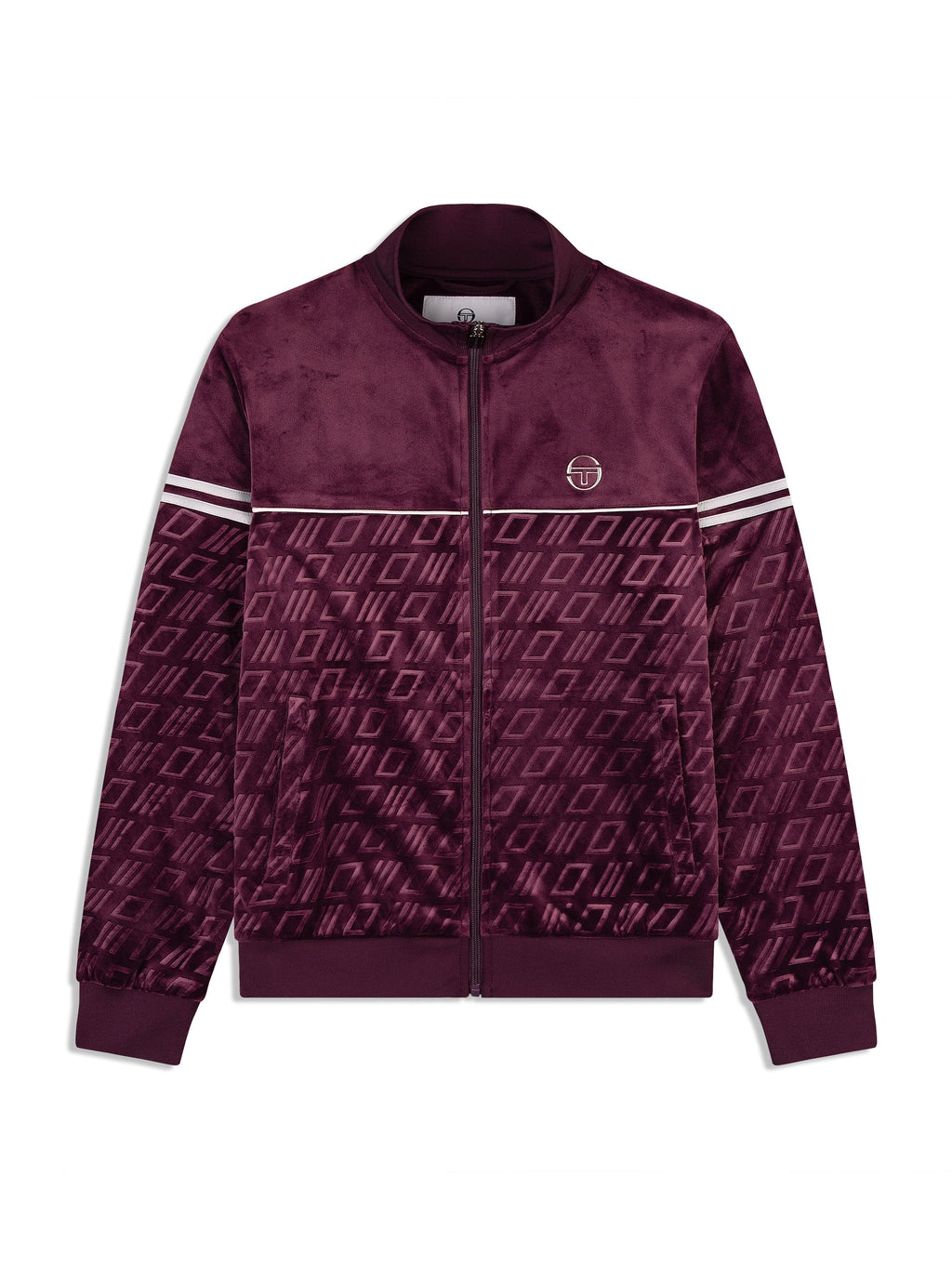 Bandiera Track Jacket- Potent Purple