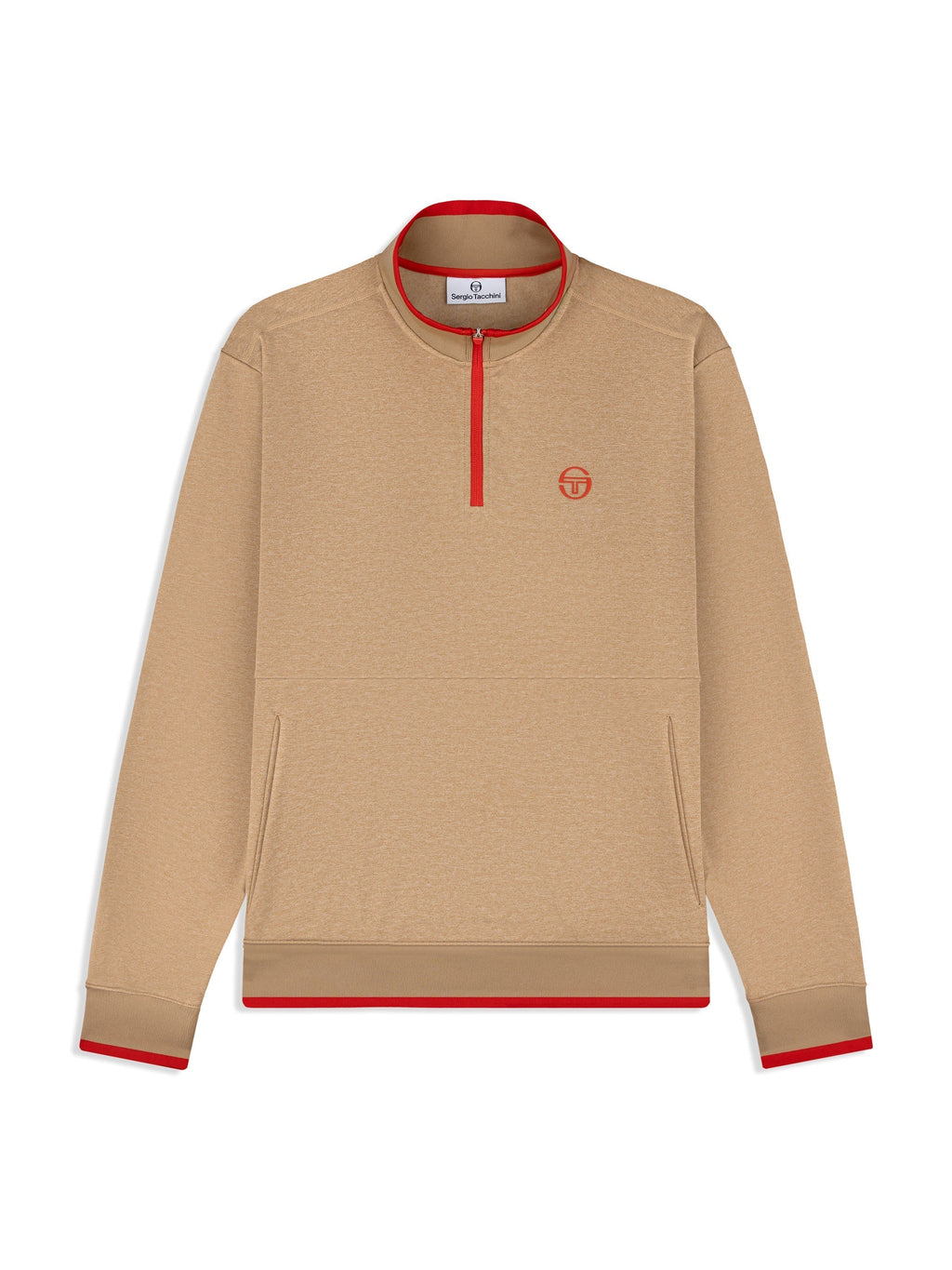 Nuvola Quarter Zip- Bronze Brown