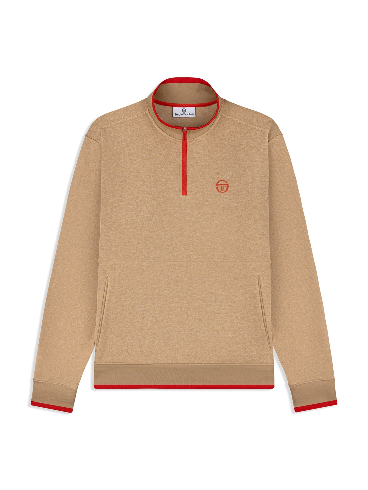 Nuvola Quarter Zip- Bronze Brown