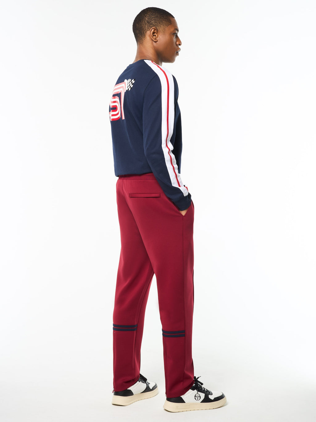 Orion Track Pant- Rhubarb