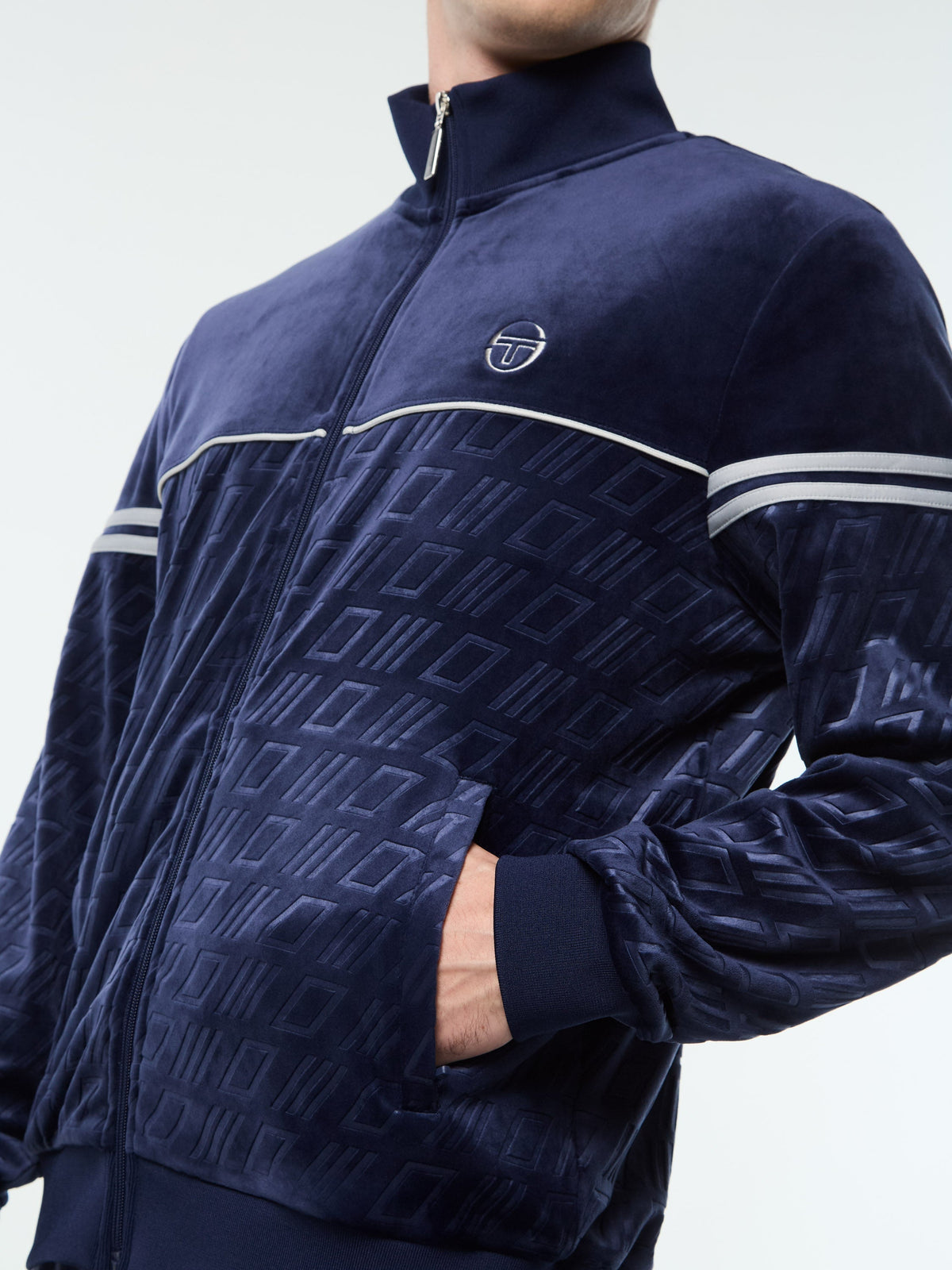 Bandiera Track Jacket- Maritime Blue