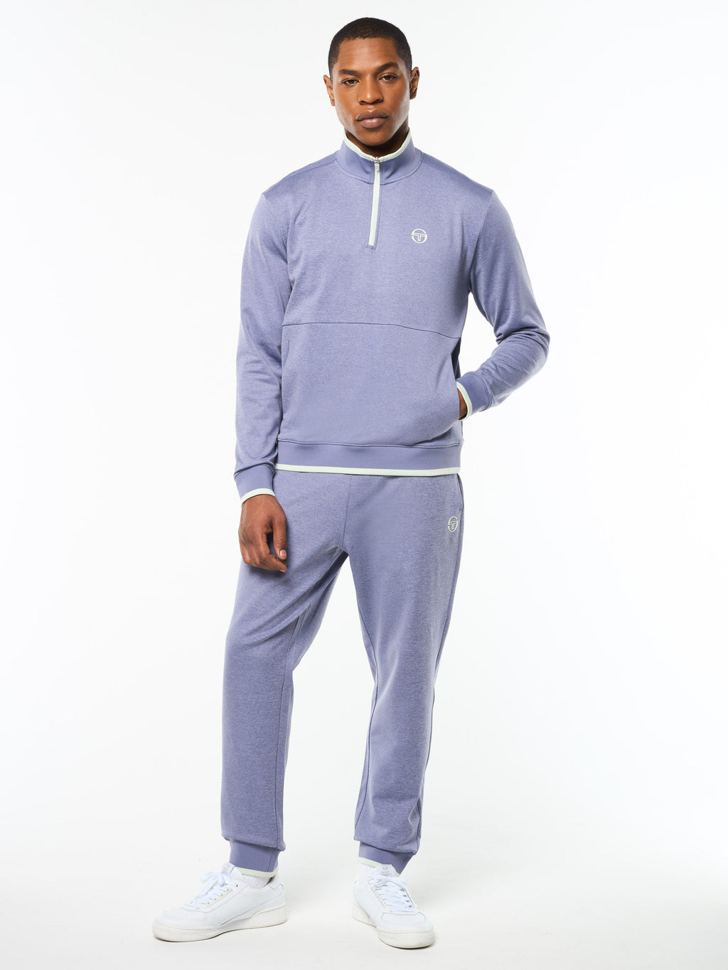 Nuvola Quarter Zip- Heron