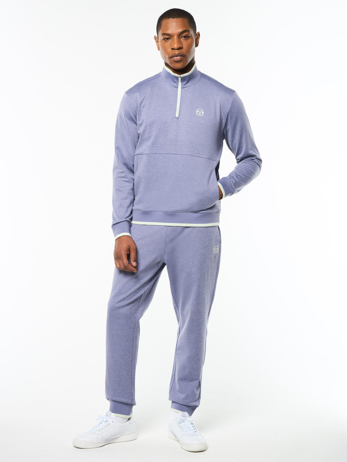 Nuvola Quarter Zip- Heron
