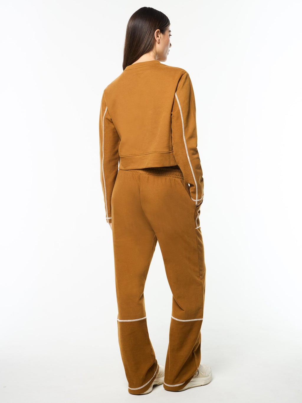 Greta Crewneck- Bronze Brown