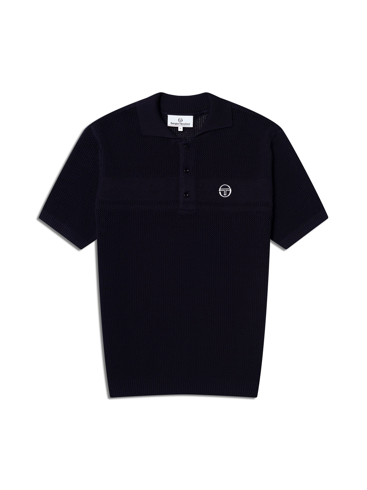 Sabino Knit Polo-Maritime Blue