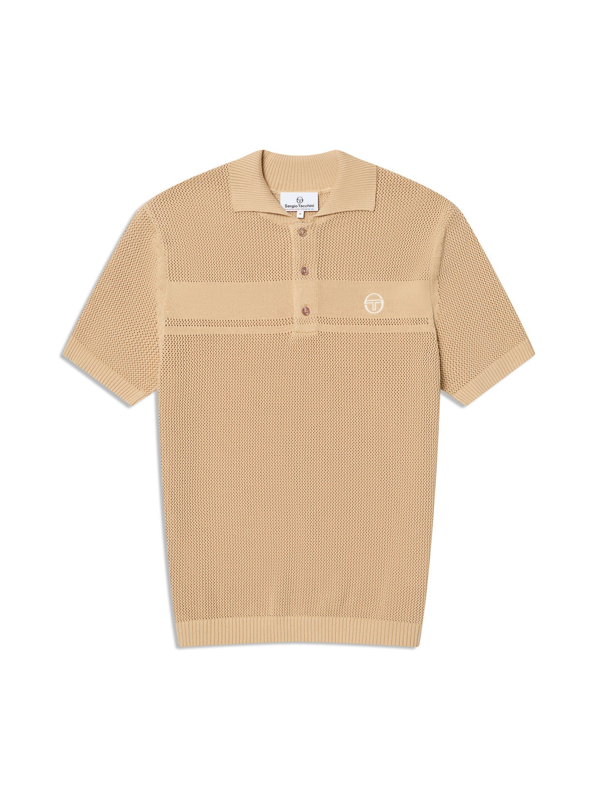 Sabino Knit Polo-Mojave Desert