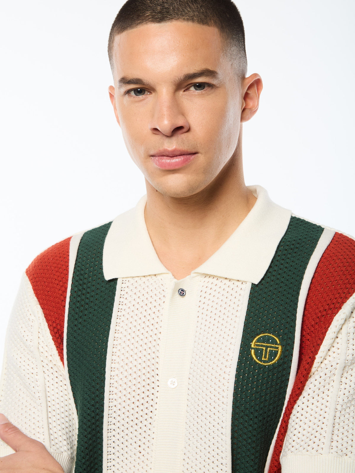 Montell Knit Polo-Gardenia