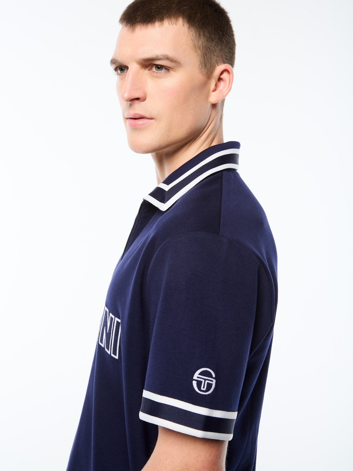 Tito Short Sleeve Polo-Maritime Blue