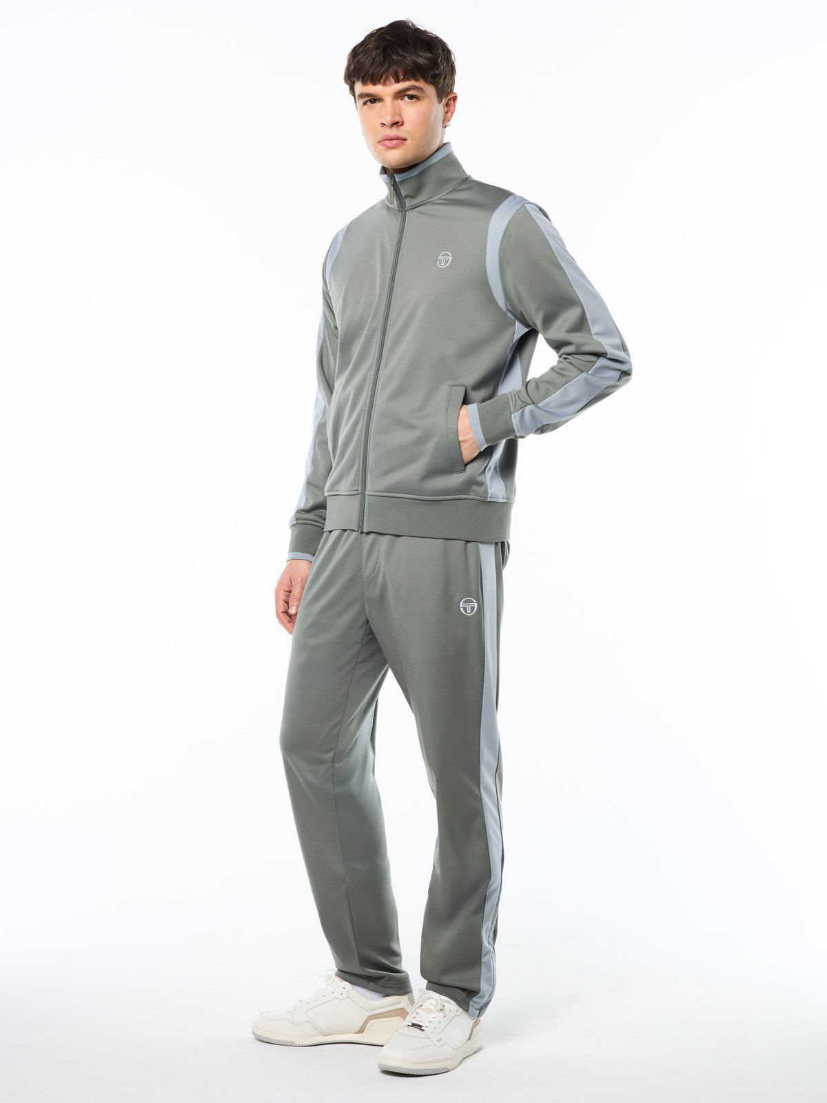 Massimo Track Jacket-Agave Green