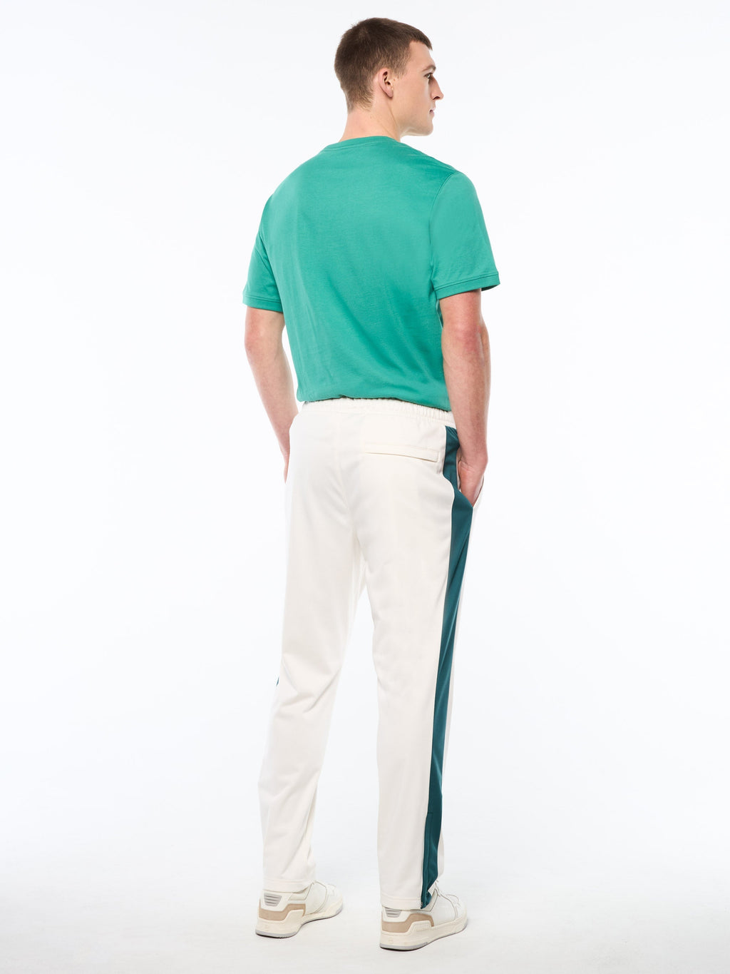 Massimo Track Pant-Gardenia