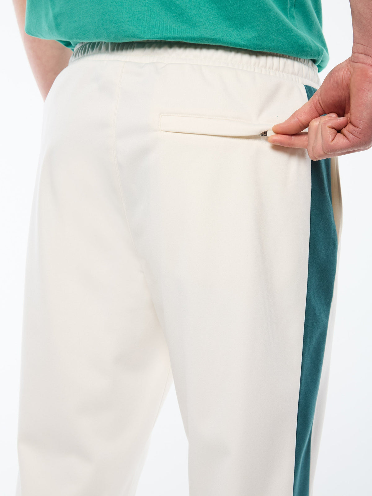 Massimo Track Pant-Gardenia