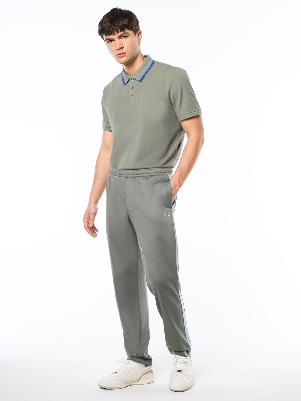 Massimo Track Pant-Agave Green