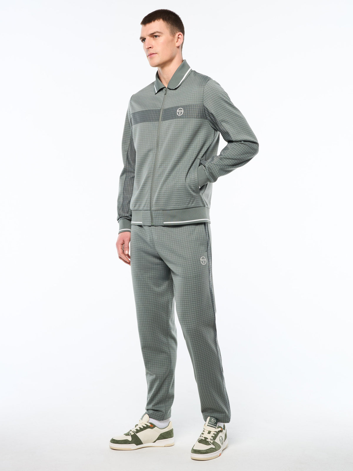 Rete Track Jacket-Agave Green