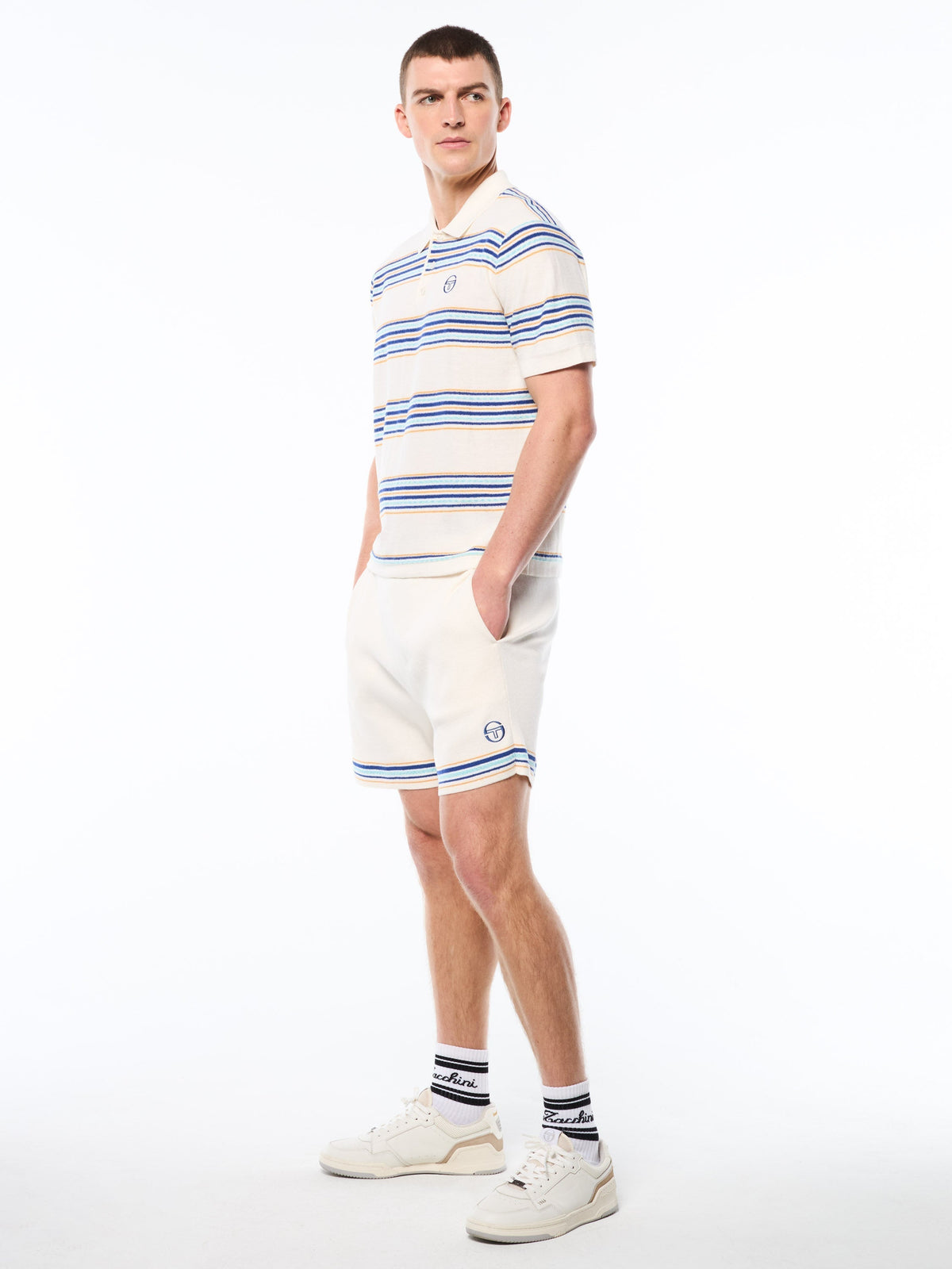Fausto Sweater Polo-Gardenia