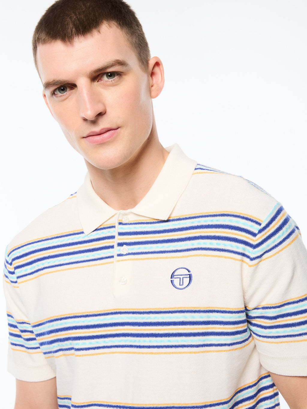 Fausto Sweater Polo-Gardenia