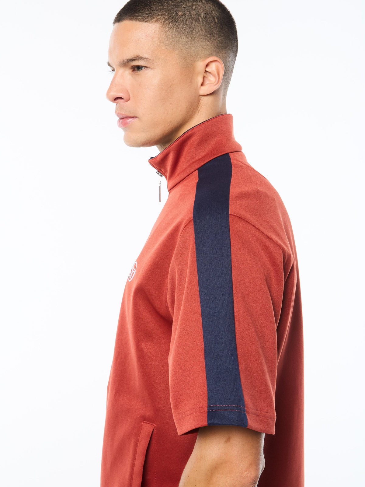 Viscotti Short Sleeve Track Jacket-Bossa Nova
