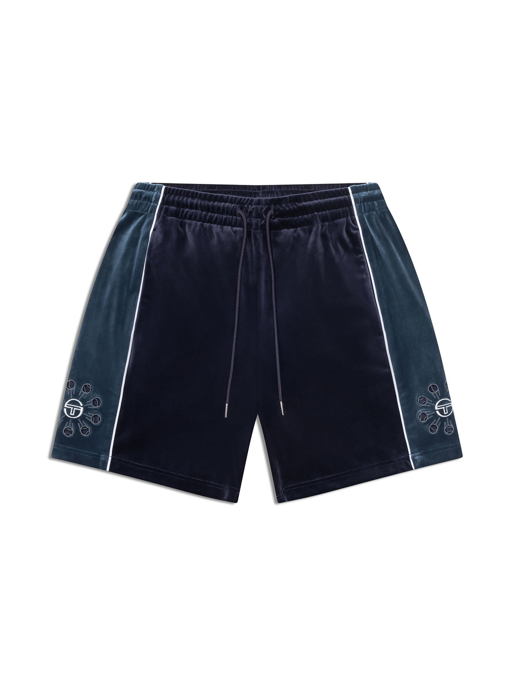 Cresta Velour Short-Maritime Blue