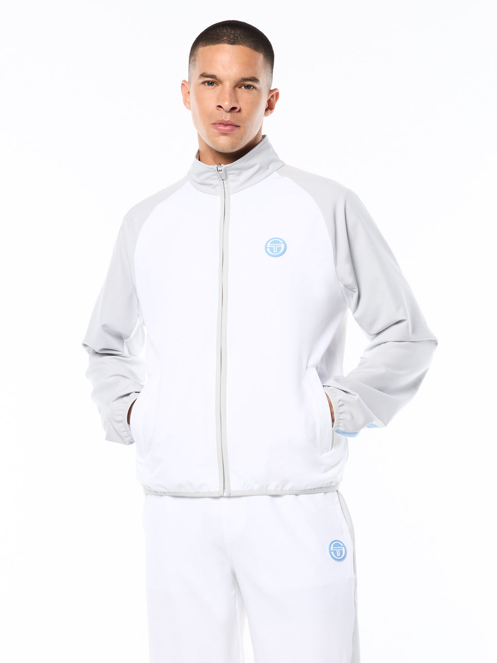Racchetto Track Jacket-Brilliant White