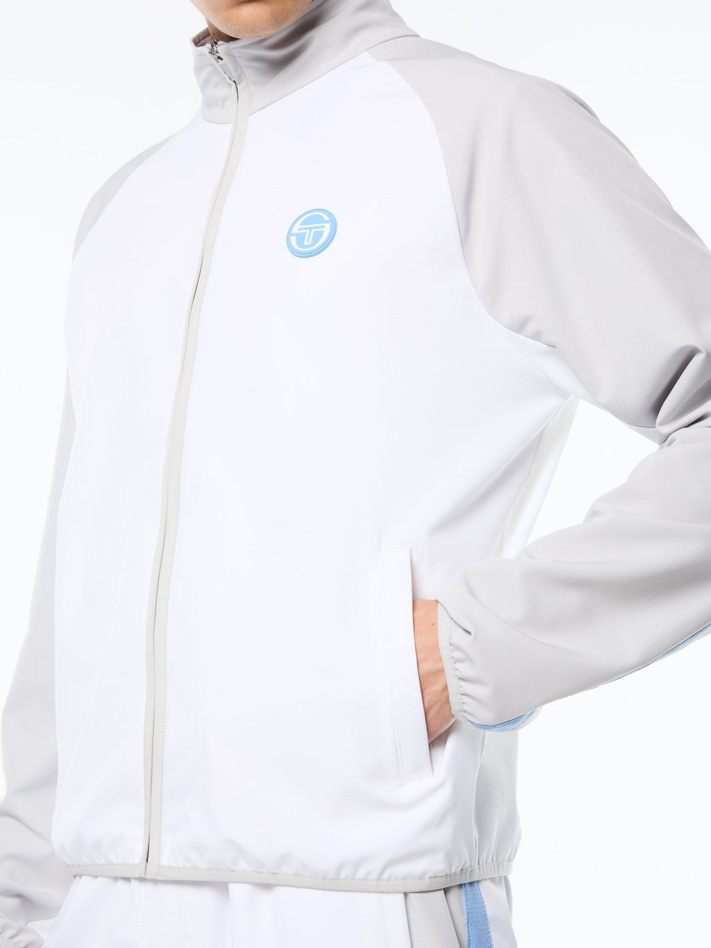 Racchetto Track Jacket-Brilliant White