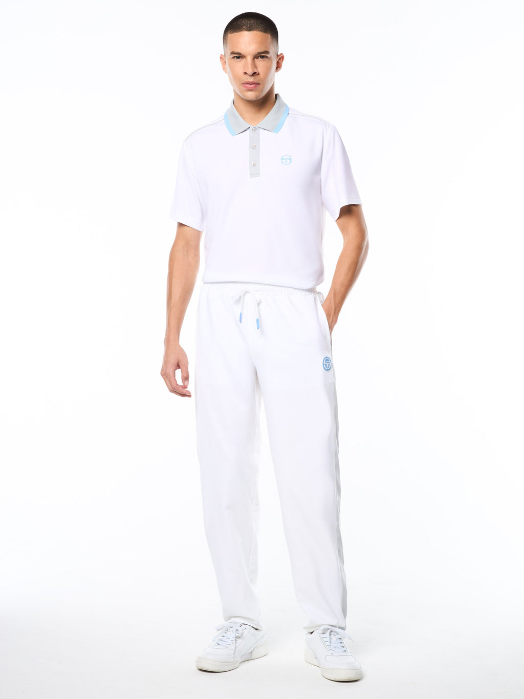 Racchetto Track Pant-Brilliant White