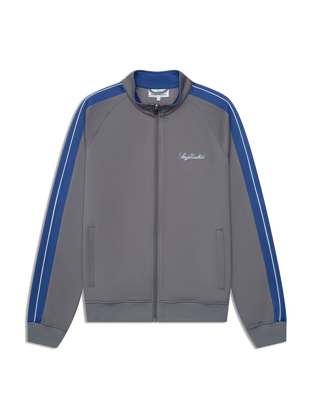 Semplice Track Jacket-Quiet Shade