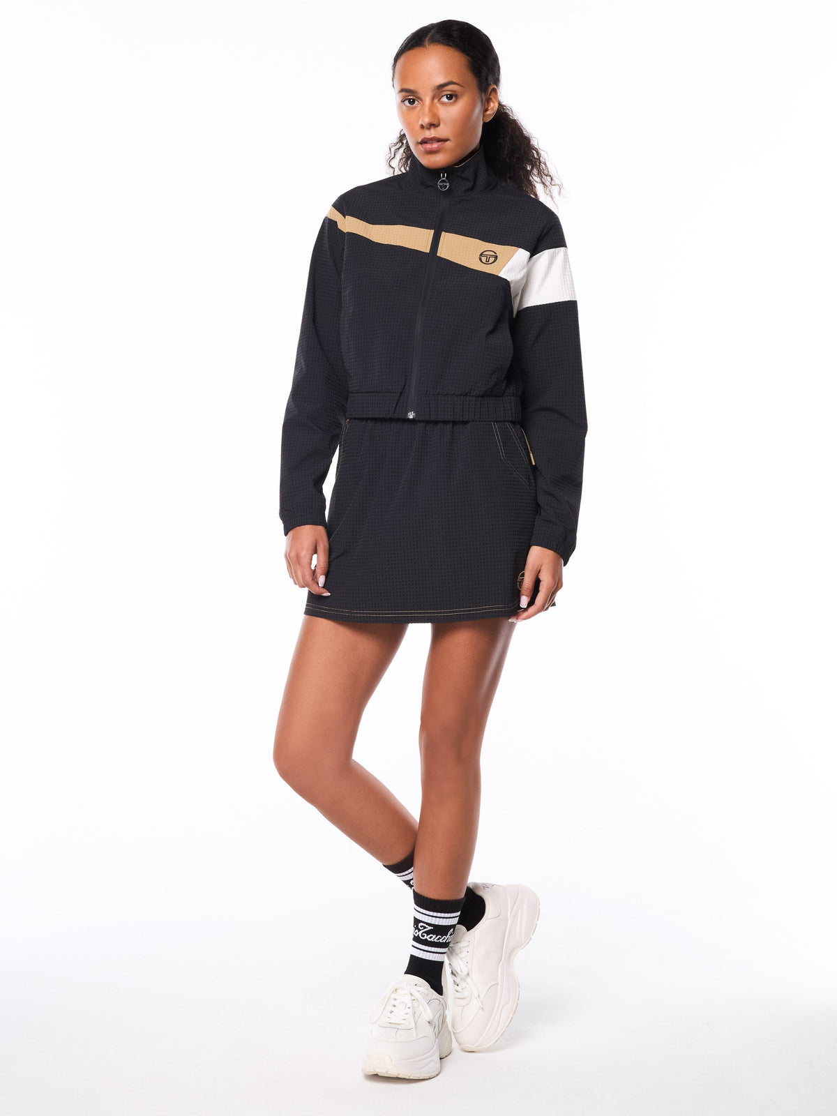 Roma Track Jacket-Black Beauty