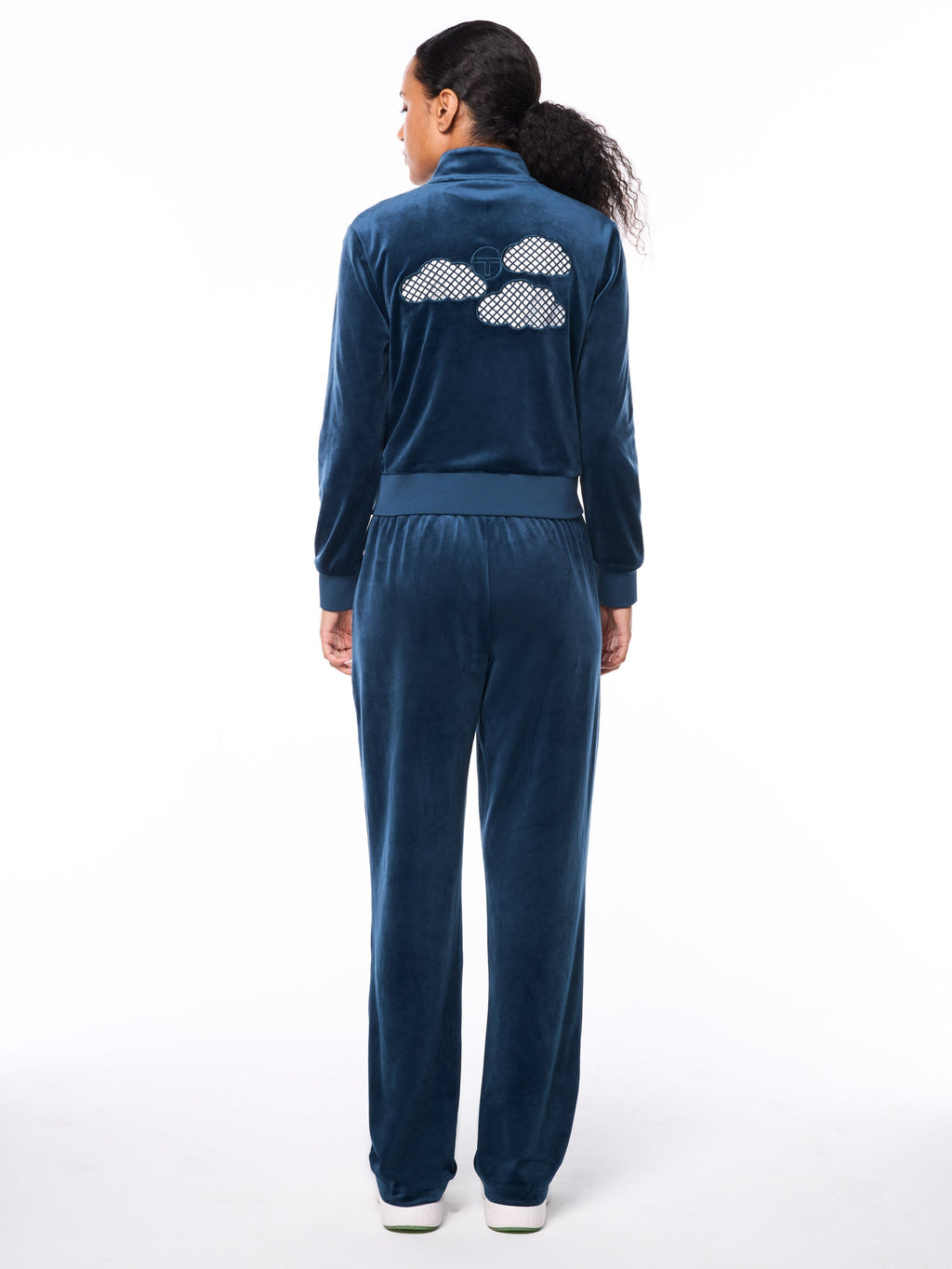 Nuvola Velour Track Jacket-Key Largo