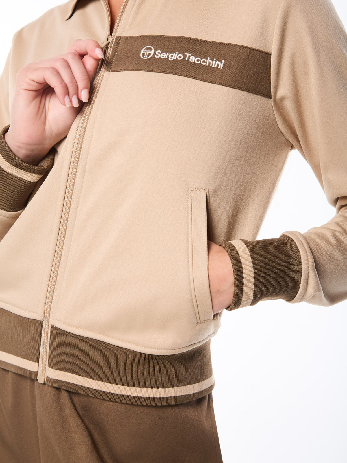 Amara Track Jacket-Humus