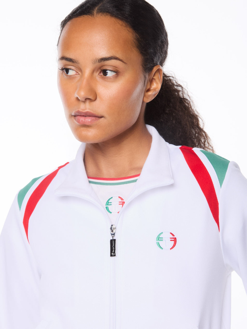 Women's Eredita Track Jacket-Brilliant White